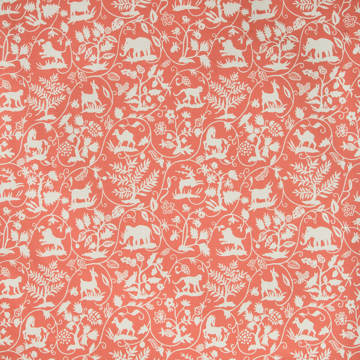 KRAVET BASICS ANIMALTALE.12.0 ANIMALTALE CHERRY Fabric - Eade's Wallpaper