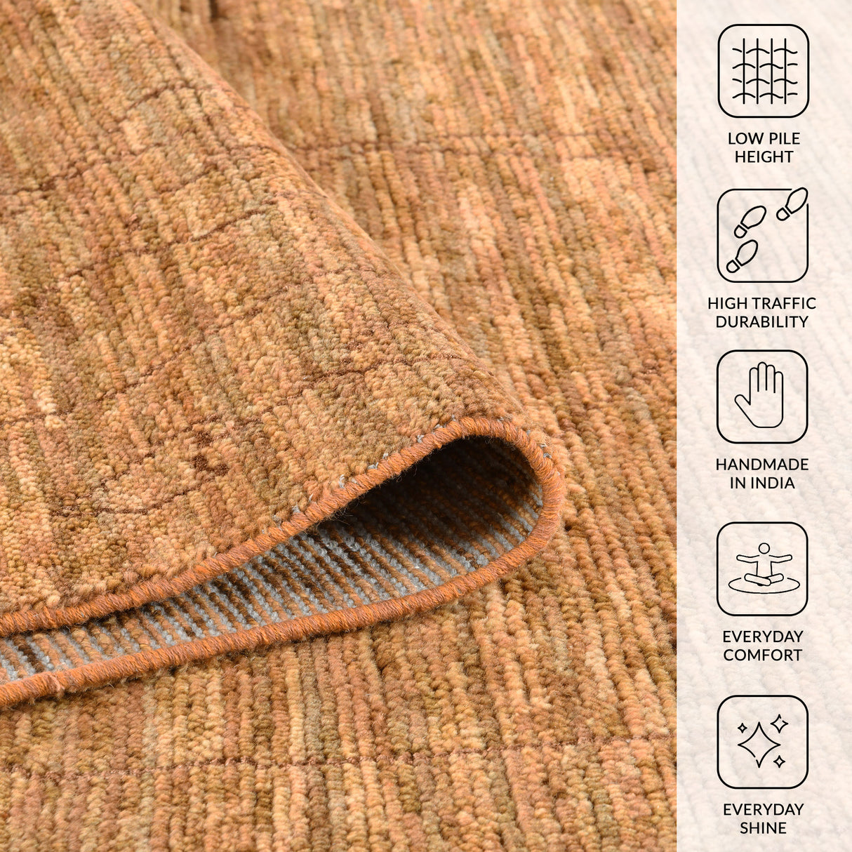 Amer Rugs ANN-7 Anna Modern Geometric /Orange Area Rug