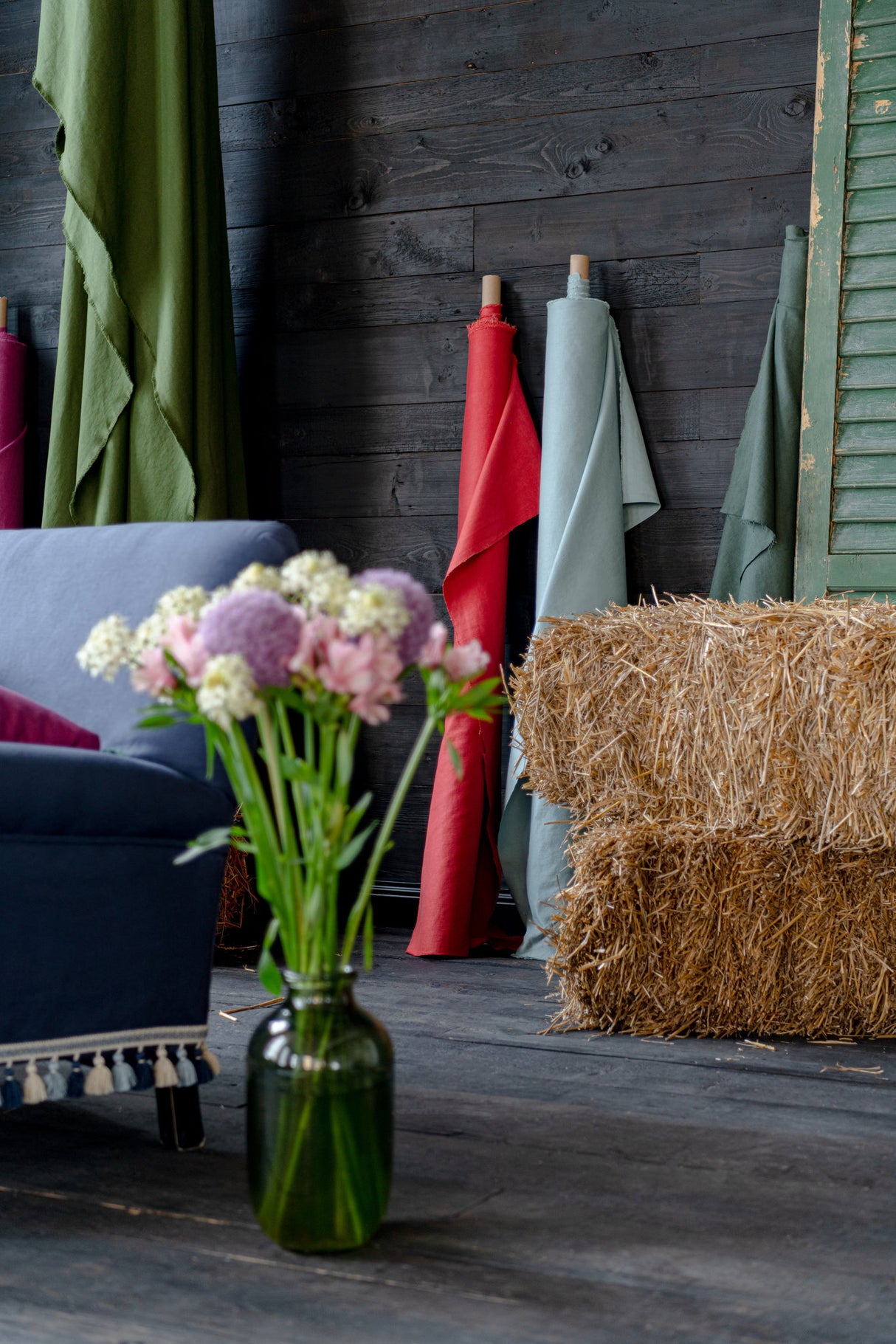 MindtheGap AQUA HAZE - PLAIN FABRICS COLLECTION 2023