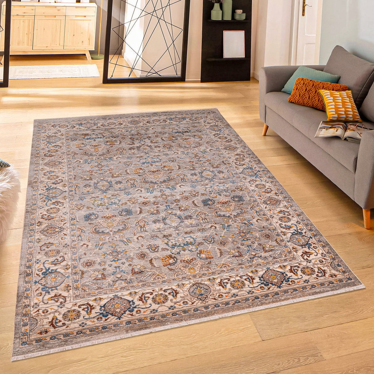 Amer Rugs ARC-2 Arcadia Oriental Design /Ivory Area Rug