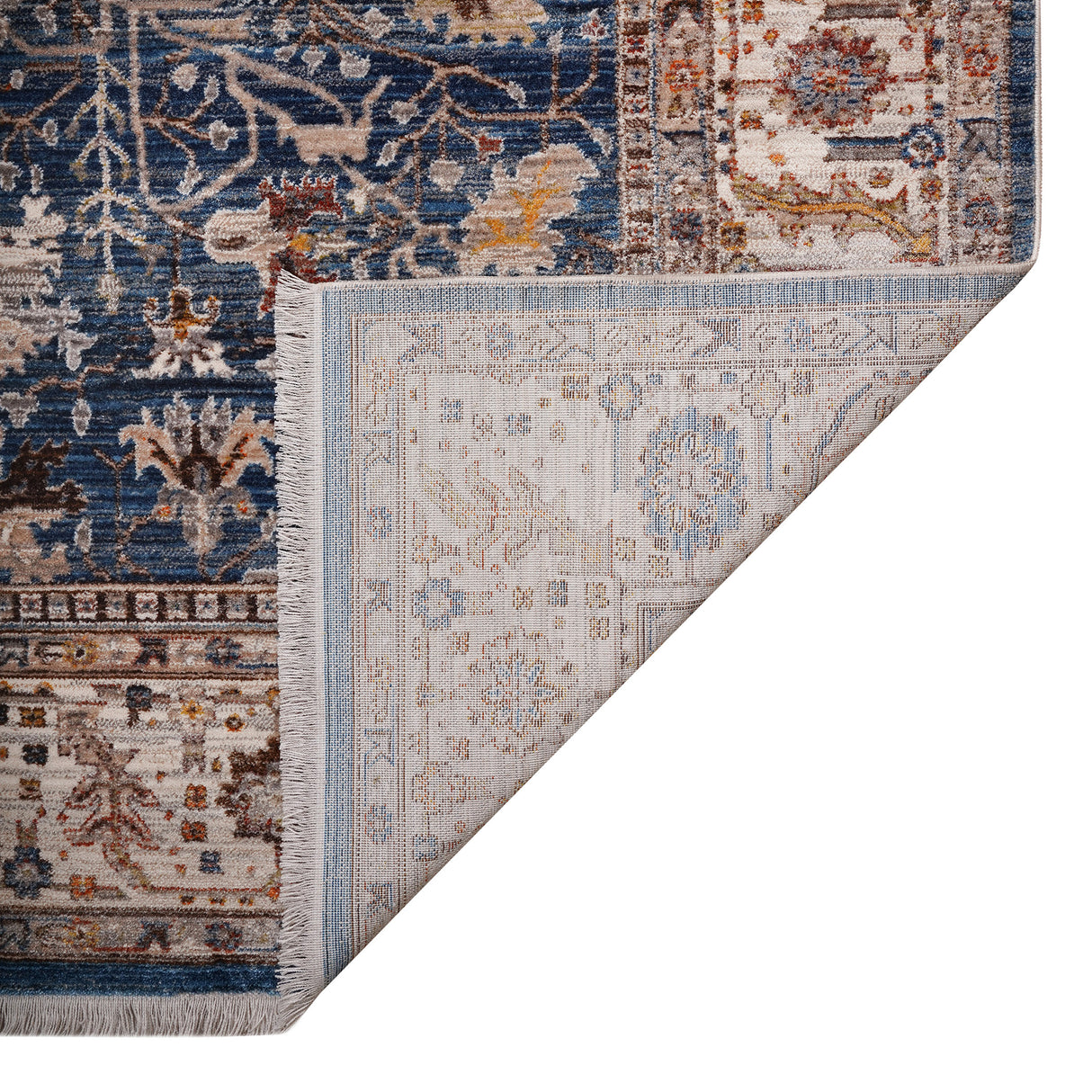Amer Rugs ARC-5 Arcadia Oriental Design /Ivory Runner Rug, 2'7" X 10' Area Rug