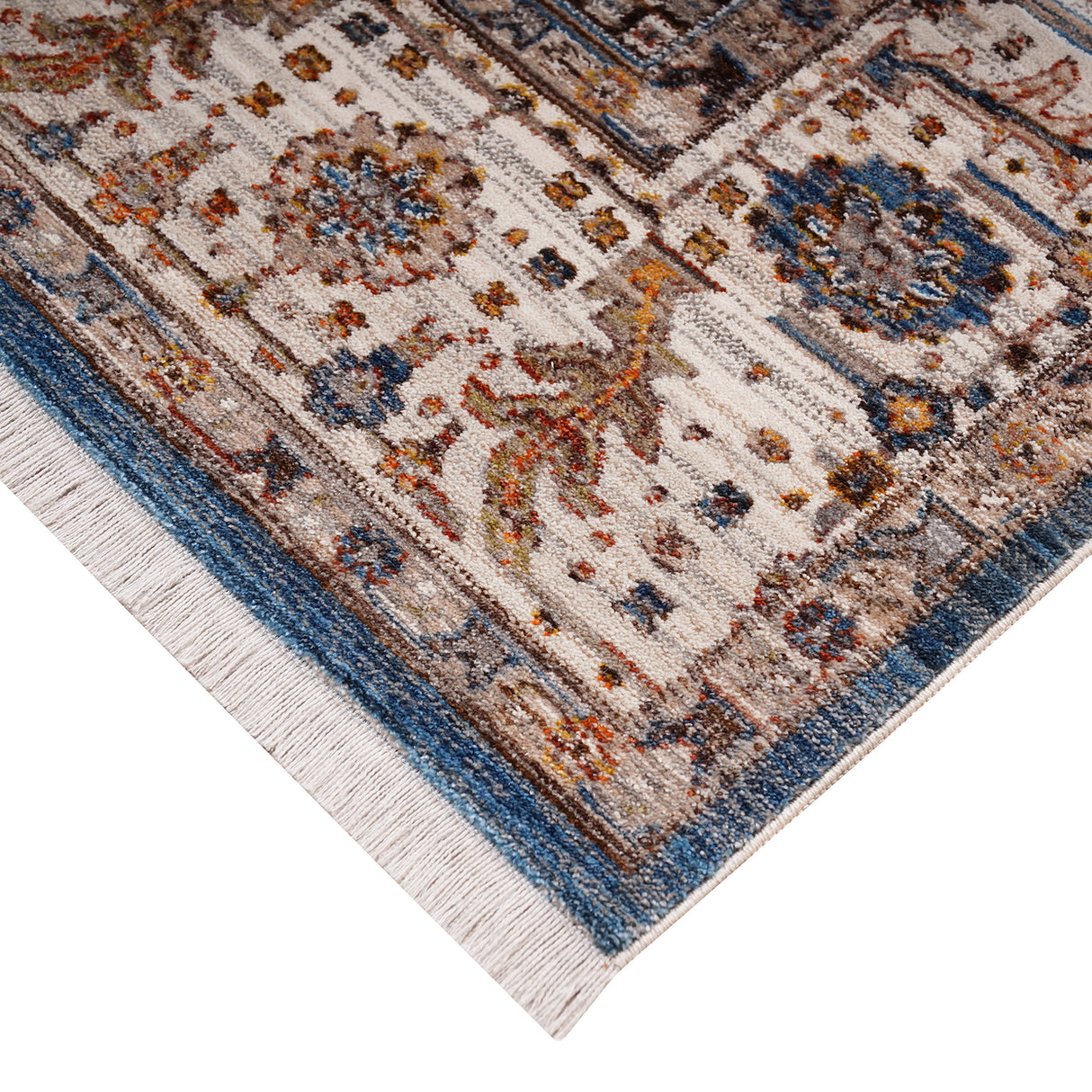 Amer Rugs ARC-5 Arcadia Oriental Design /Ivory Runner Rug, 2'7" X 10' Area Rug