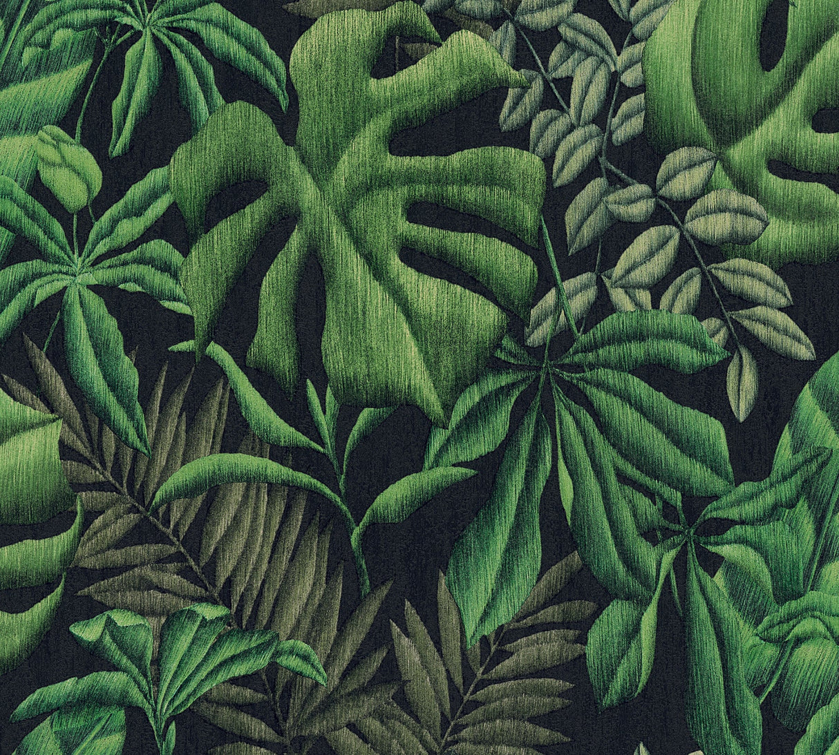 Eade’s Sapo Green Tropical Foliage Wallpaper Green