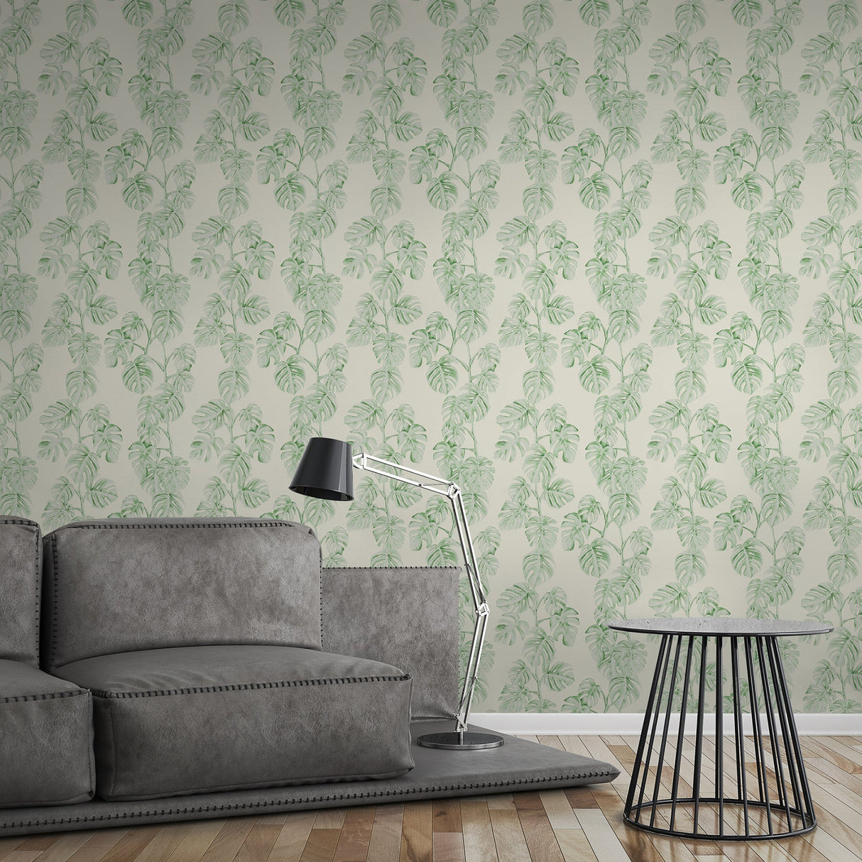 Eade’s Ayutla Green Tropical Frond Wallpaper Green