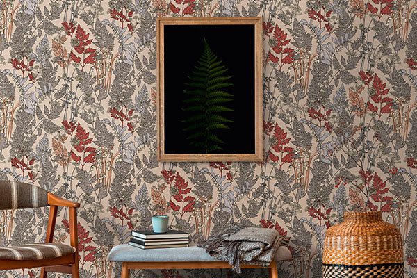 Eade’s Ayla Neutral Wildflowers Wallpaper Neutral
