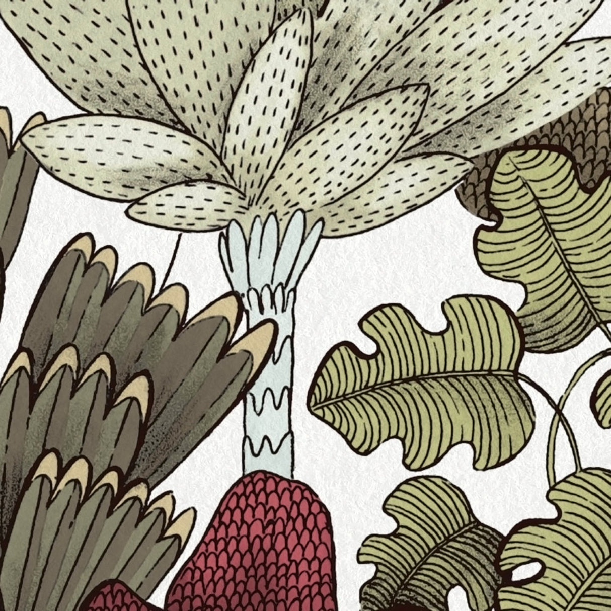 Eade’s Idris Green Forest Wallpaper Green