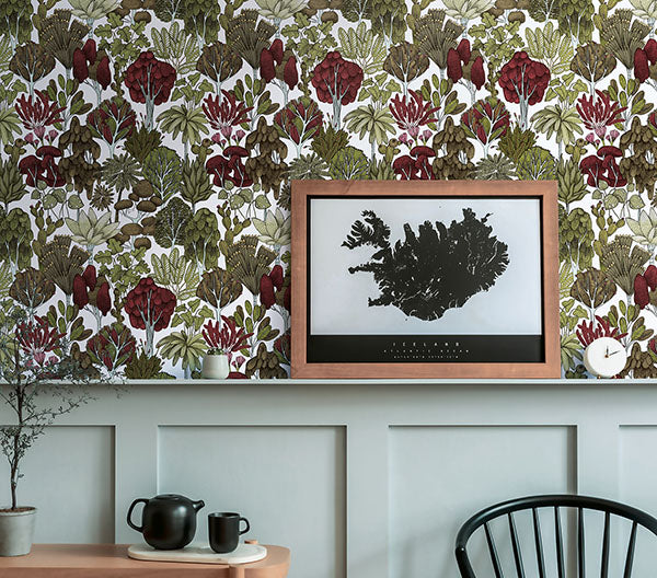 Eade’s Idris Green Forest Wallpaper Green