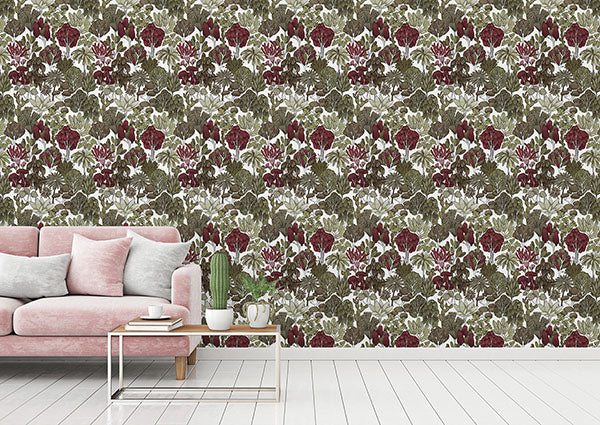 Eade’s Idris Green Forest Wallpaper Green