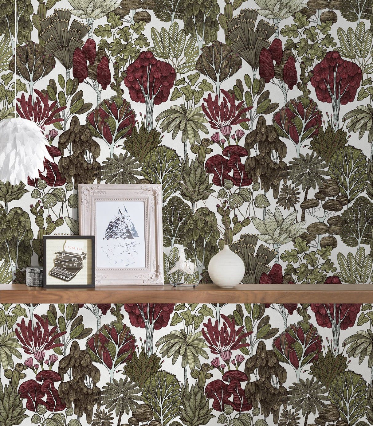 Eade’s Idris Green Forest Wallpaper Green