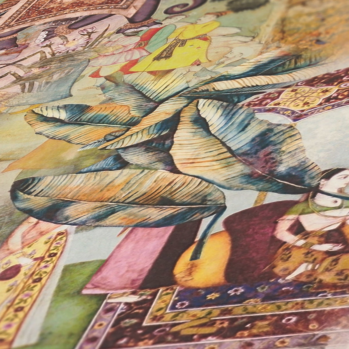 Eade’s Fenmore Olive Indian Safari Wallpaper Olive