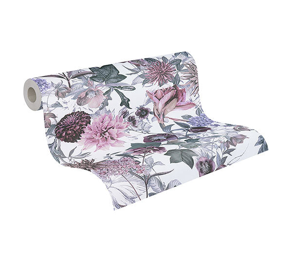 Eade’s Althea Lavender Flower Garden Wallpaper Lavender