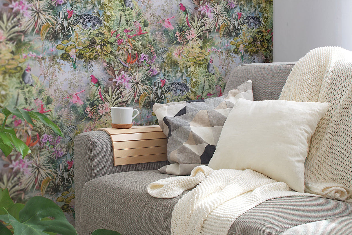 Eade’s Cordian Light Yellow Rainforest Landscape Wallpaper L