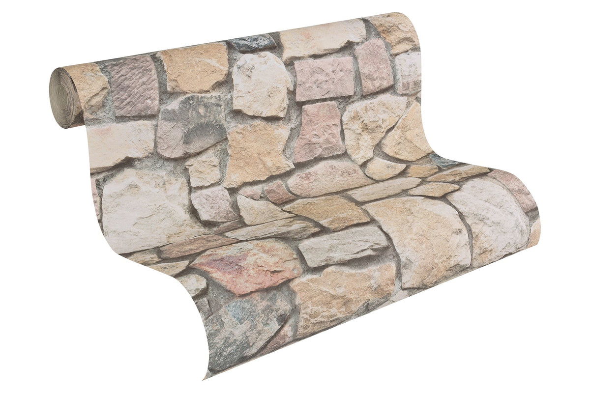 Eade’s Morris Neutral Natural Stone Wallpaper Neutral