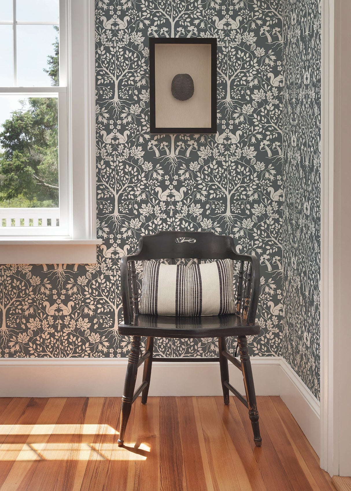 A-Street Prints AST3777 Leo Grey Tree Wallpaper