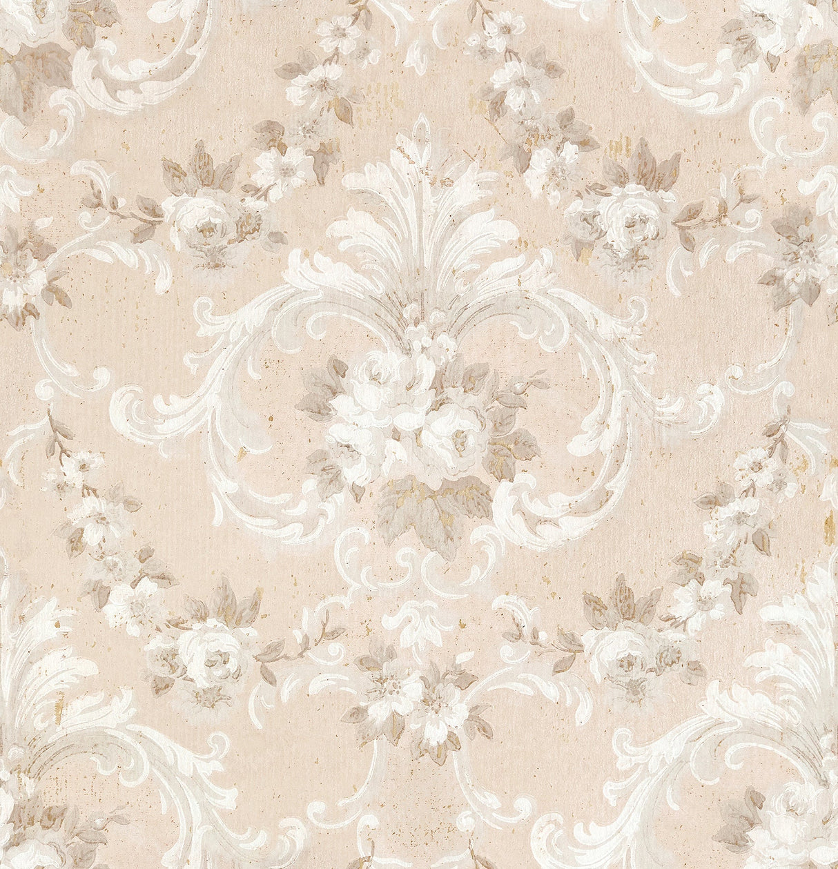 A-Street Prints AST4063 This Old Hudson Blush Rose Damask Wallpaper