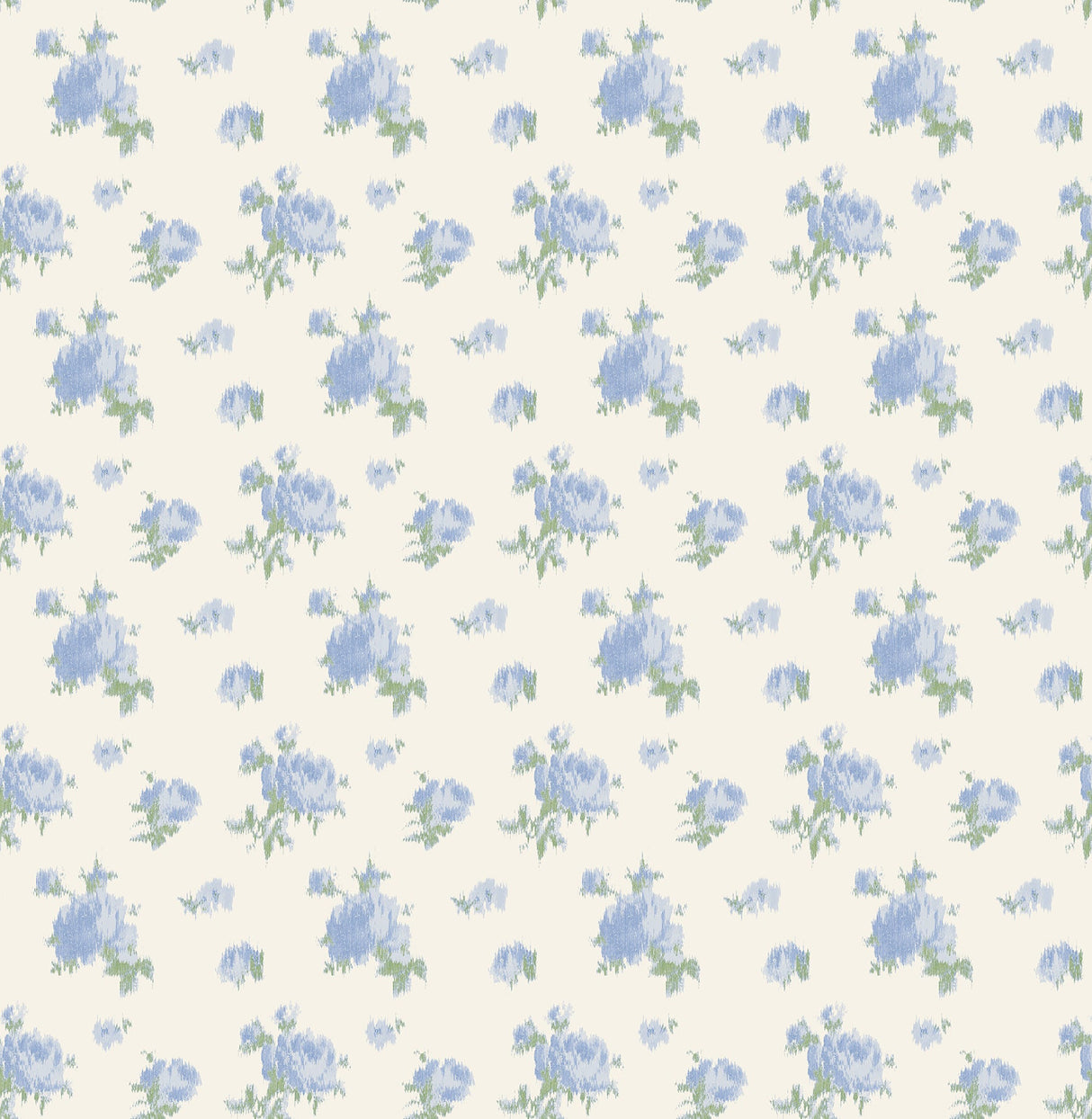 A-Street Prints AST4107 Ikat Rose Blue Small Print Wallpaper