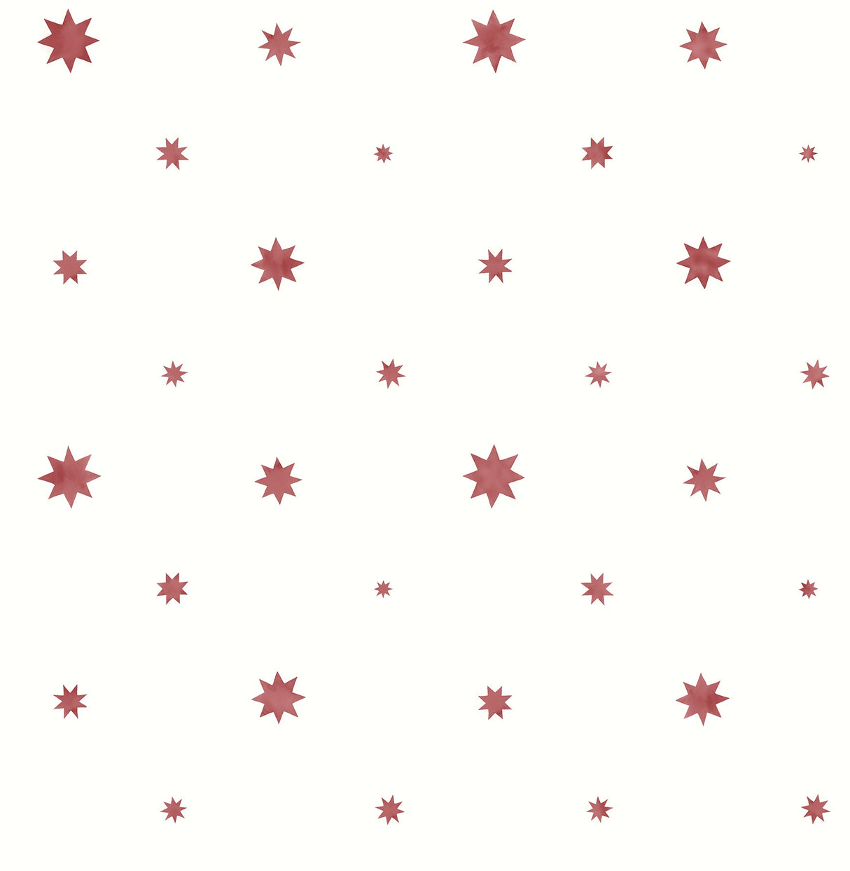 A-Street Prints AST4353 Henry Red Starburst Wallpaper