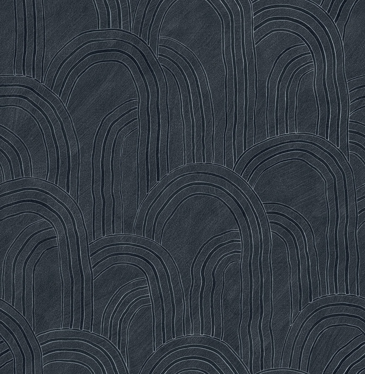 A-Street Prints AST4685 Cabo Indigo Rippled Arches Wallpaper