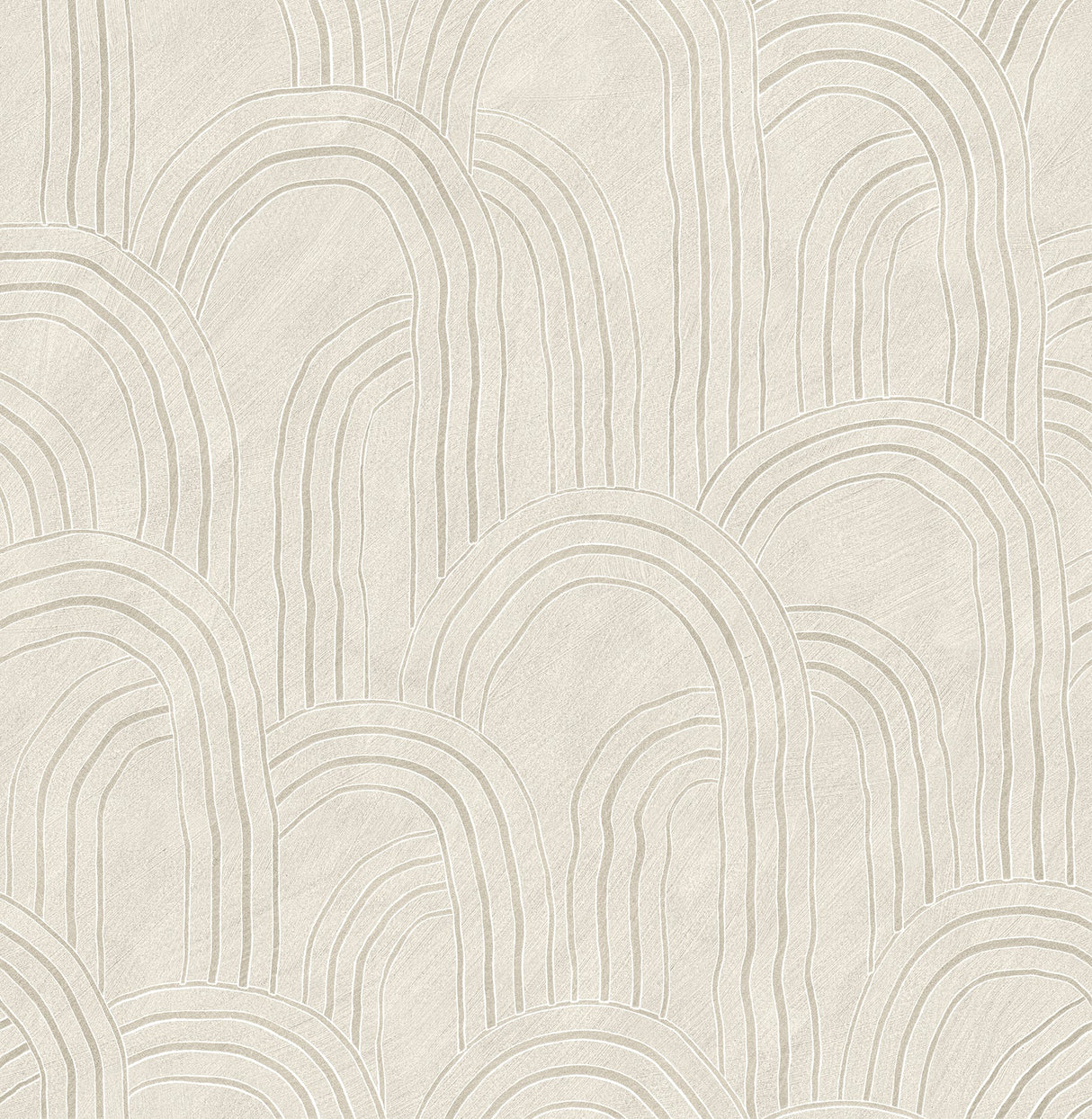 A-Street Prints AST4687 Cabo Cream Rippled Arches Wallpaper