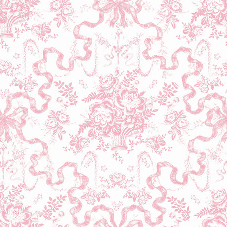 A-Street Prints AST6271 Fairytale Peony Toile Wallpaper - Eade's Wallpaper