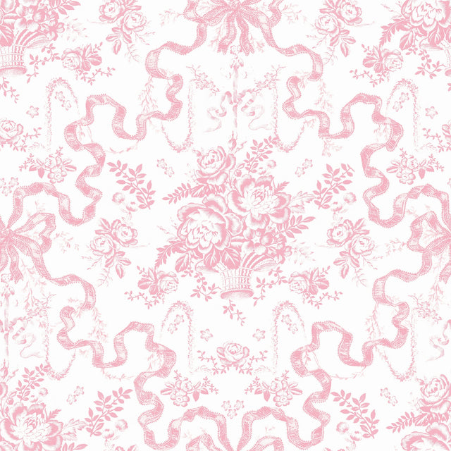 A-Street Prints AST6271 Fairytale Peony Toile Wallpaper - Eade's Wallpaper