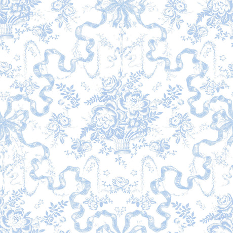 A-Street Prints AST6272 Fairytale Peony Toile Wallpaper - Eade's Wallpaper