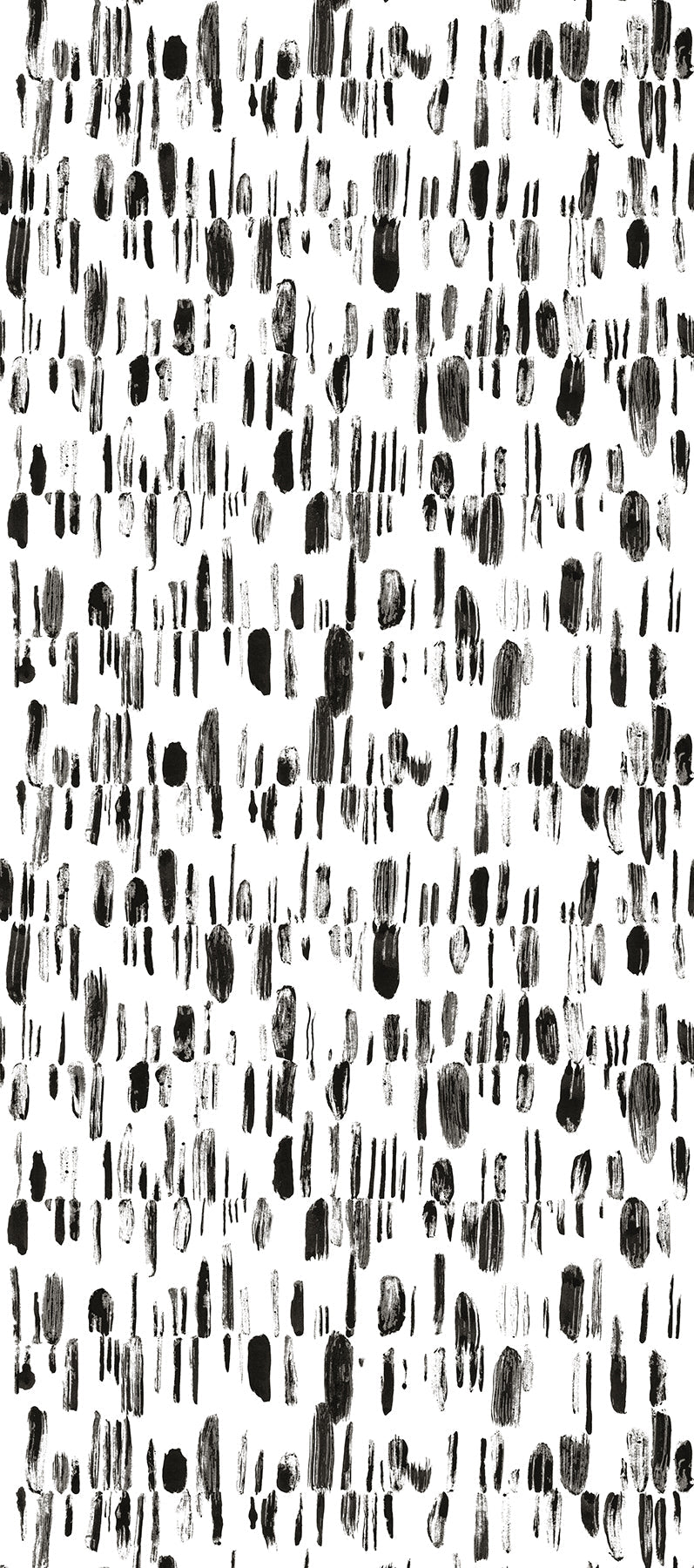 Katie Hunt x A-Street Prints ASTM5042 Bold Brush Strokes Black Wall Mural