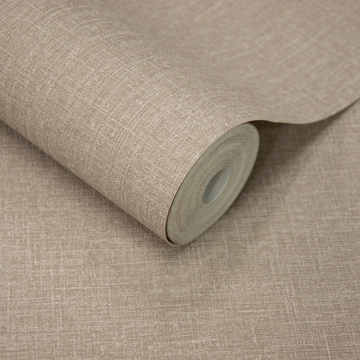 Galerie Atmosphere Textile Plain Brown Wallpaper AT1013
