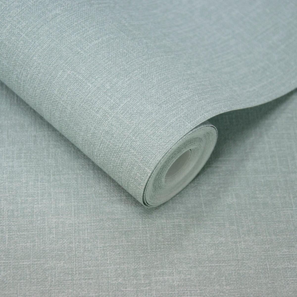 Galerie Atmosphere Textile Plain Blue Wallpaper AT1026