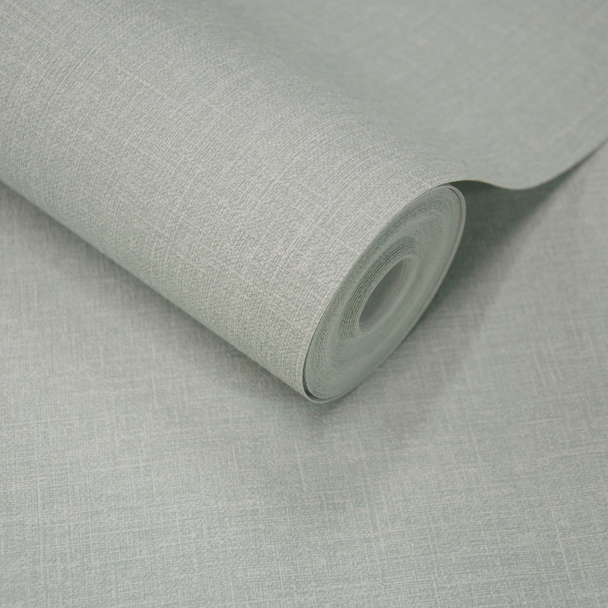 Galerie Atmosphere Textile Plain Blue Wallpaper AT1028