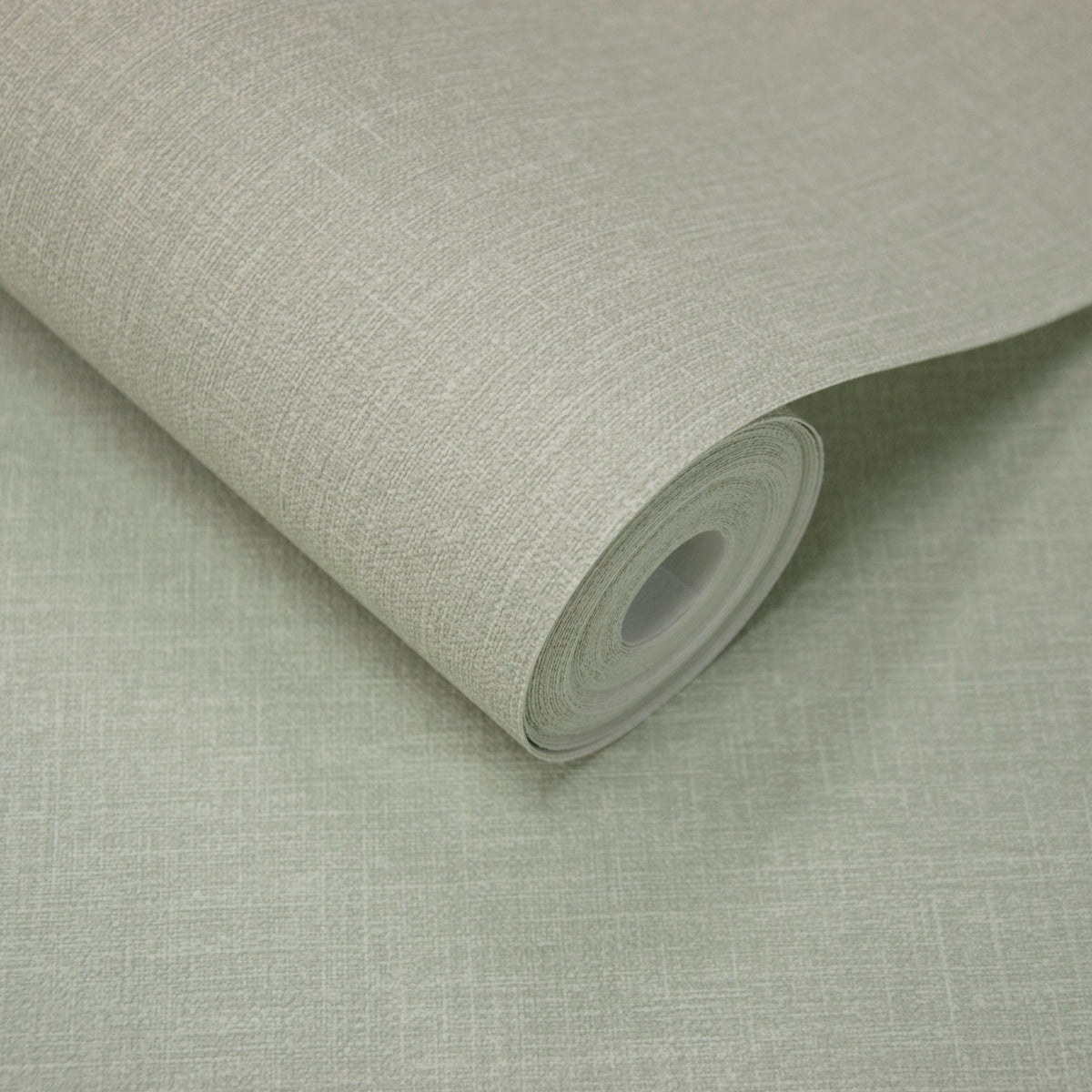 Galerie Atmosphere Textile Plain Green Wallpaper AT1032