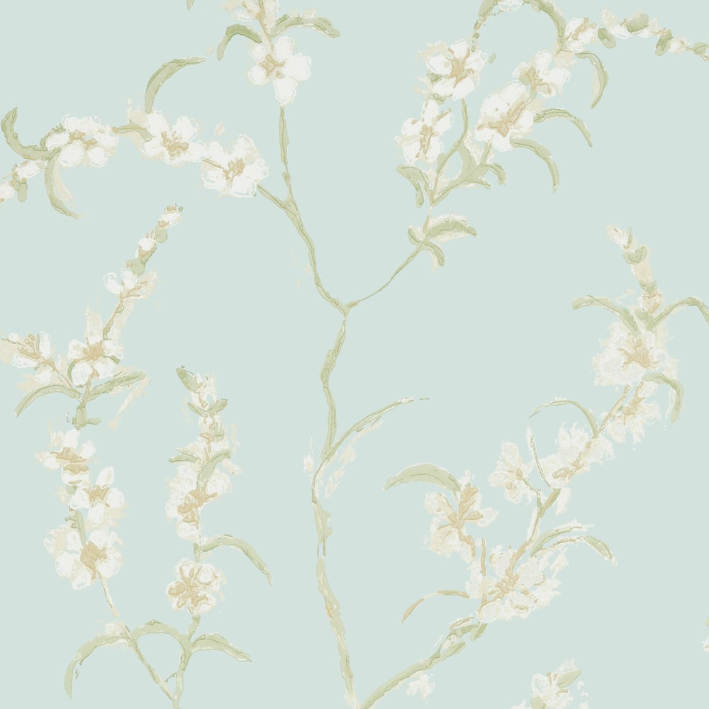 Anna French AT1425 JAPONICA Aqua Wallpaper