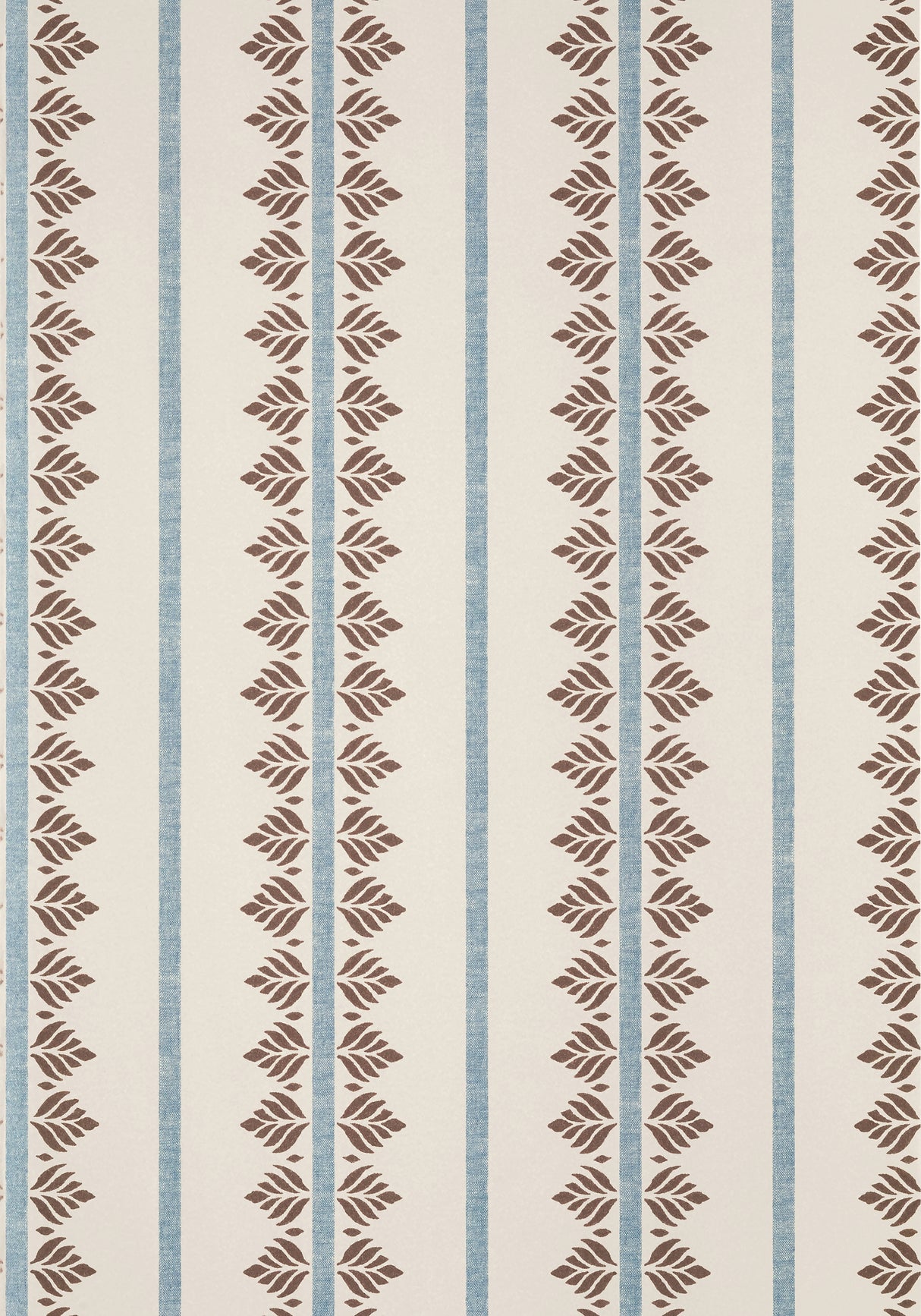 Anna French AT15106 FERN STRIPE Brown and Slate Wallpaper