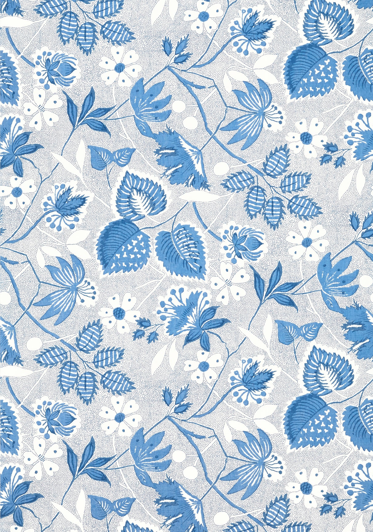 Anna French AT15116 INDIENNE HAZEL Blue Wallpaper