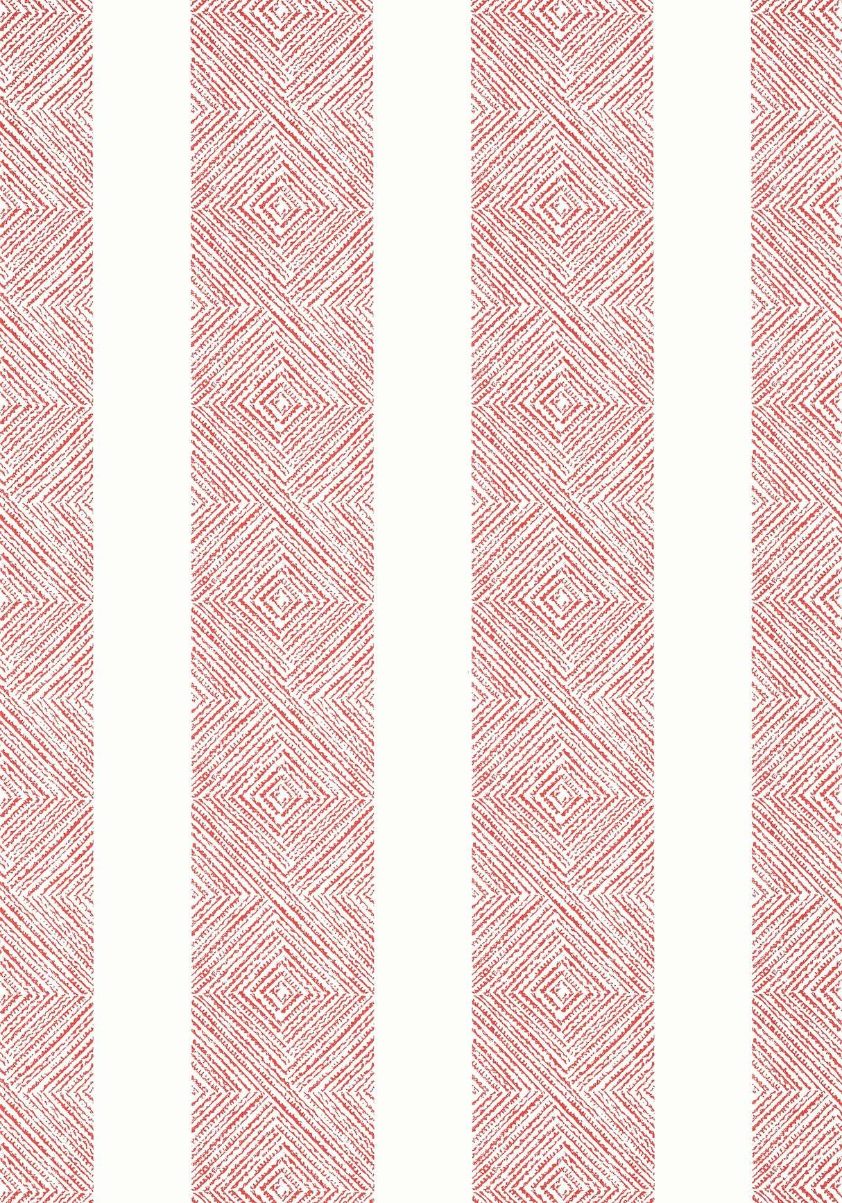 Anna French AT15126 CLIPPERTON STRIPE Red Wallpaper
