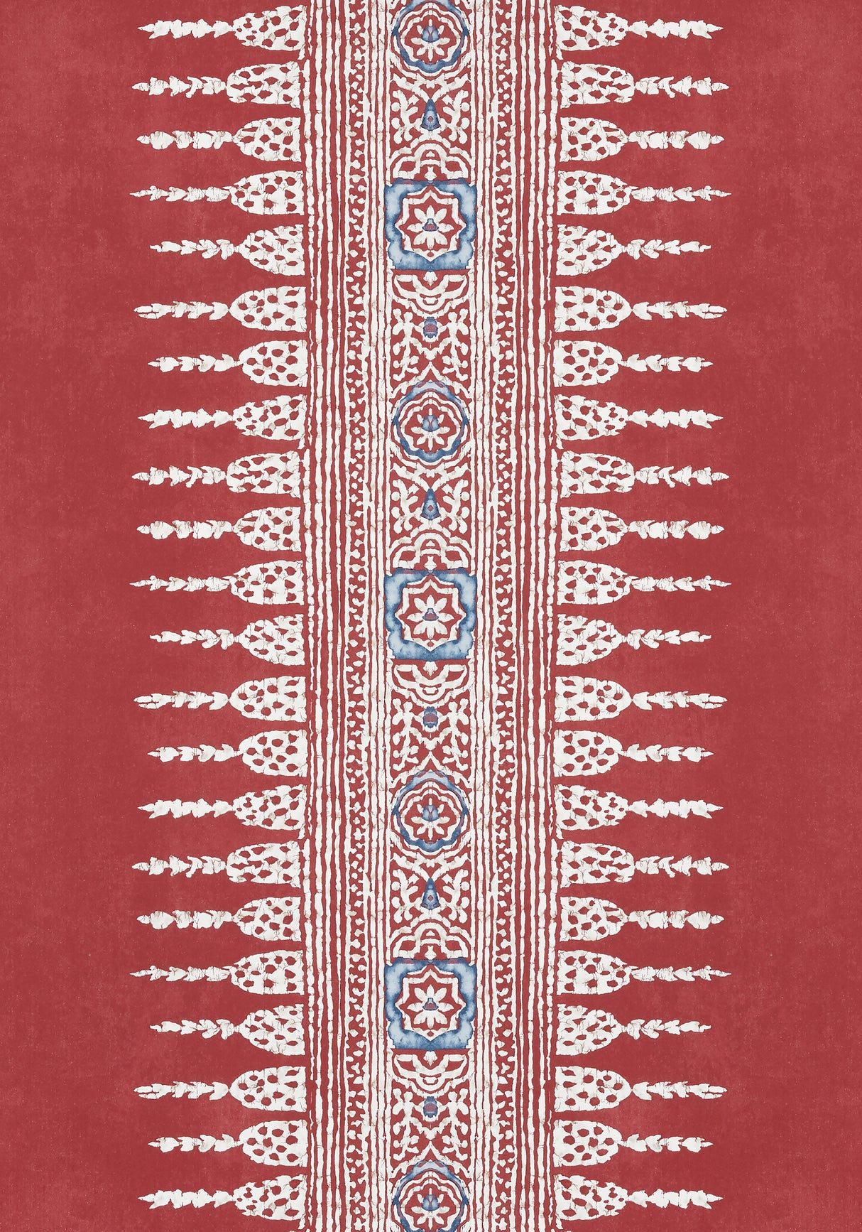 Anna French AT15138 JAVANESE STRIPE Red Wallpaper