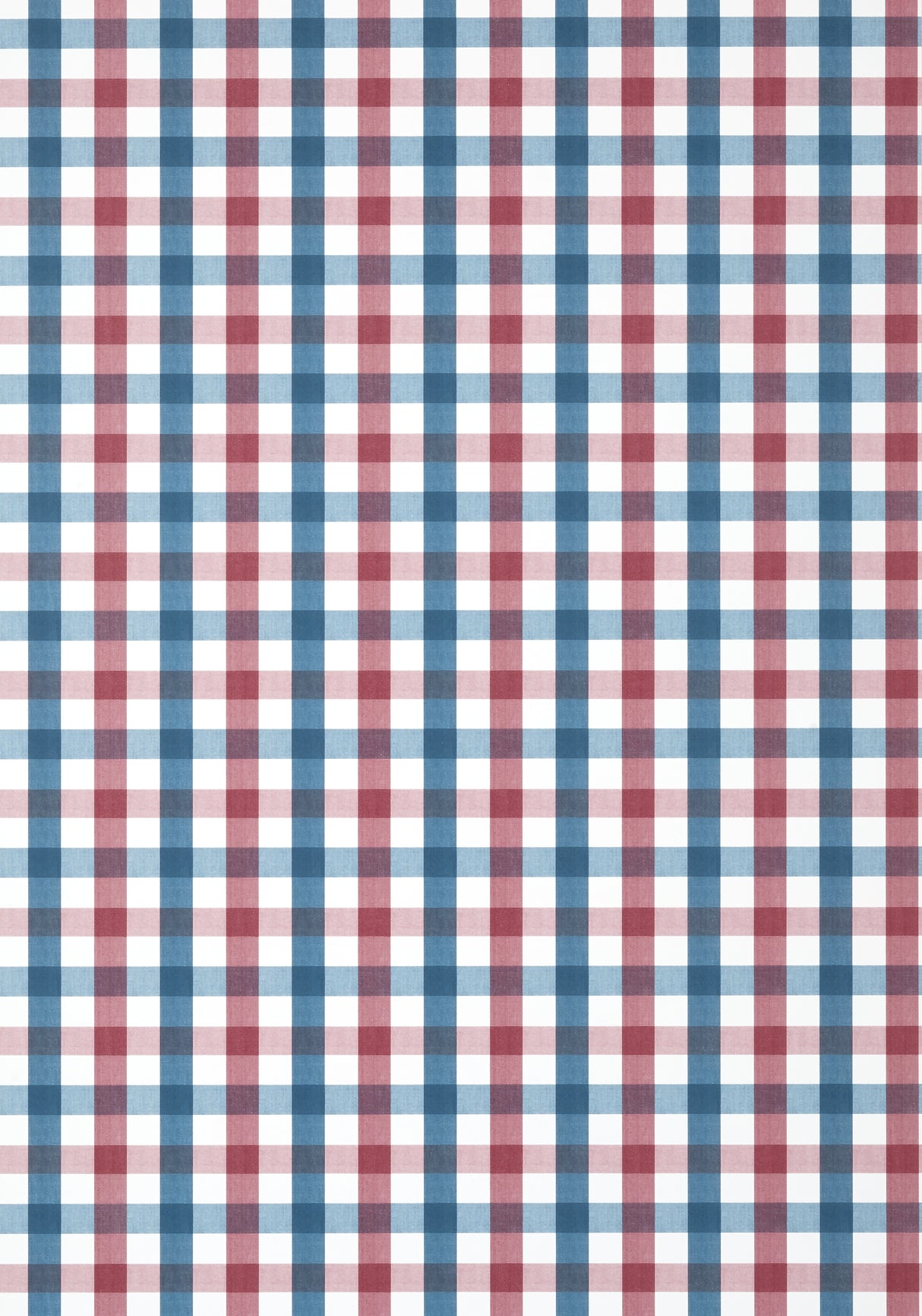 Anna French AT15153 SAYBROOK CHECK Red and Blue Wallpaper