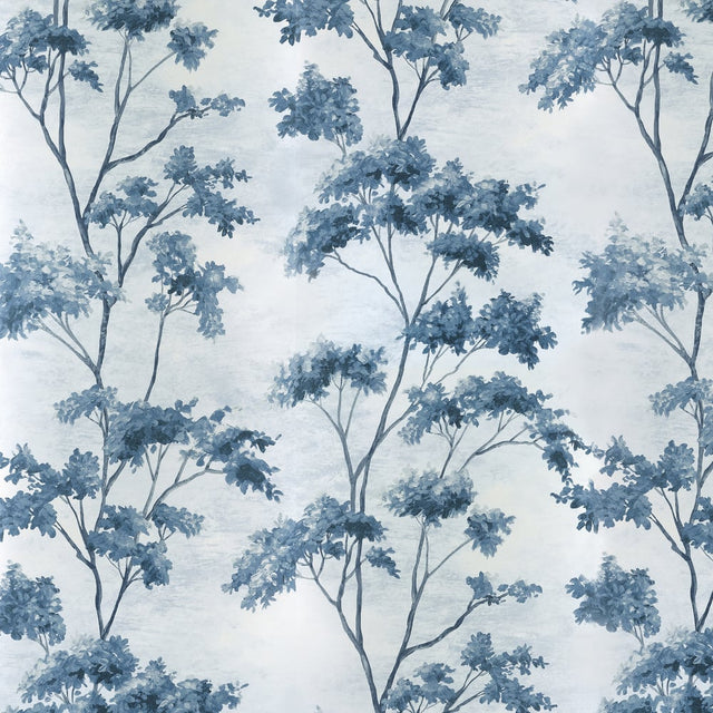 Anna French AT16170 Blue and White on Pearl Wallpaper - BELV