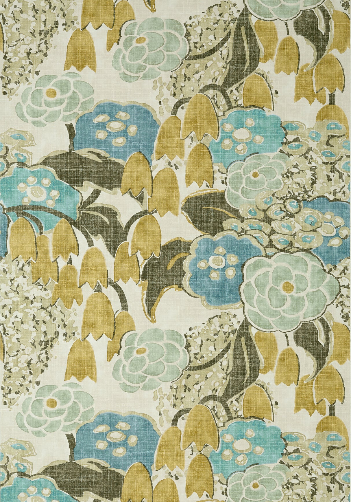 Anna French AT23102 LAURA Sage and Gold Wallpaper