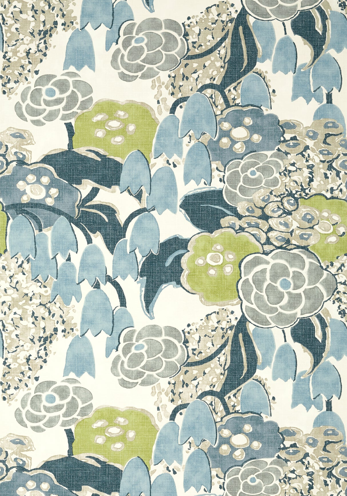 Anna French AT23104 LAURA Citrus and Blue Wallpaper
