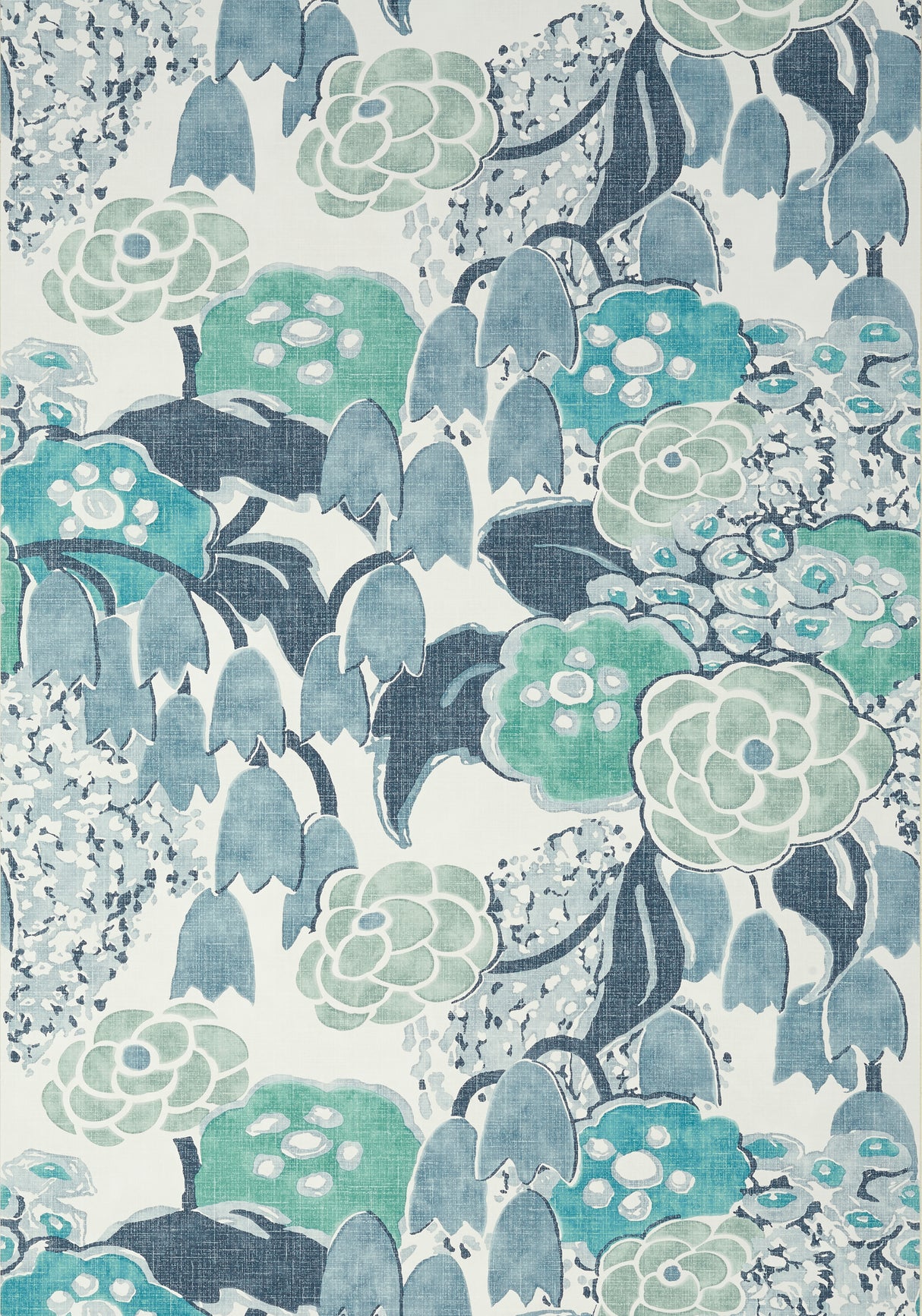 Anna French AT23105 LAURA Blue Wallpaper