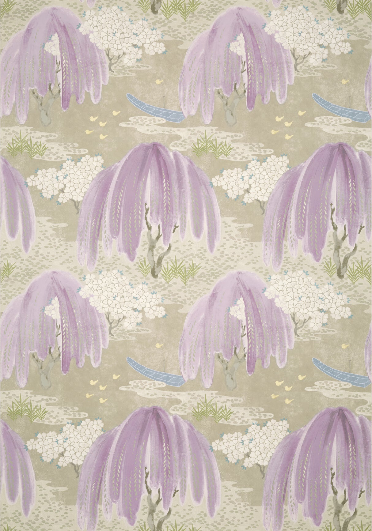 Anna French AT23107 WILLOW TREE Lavender Wallpaper