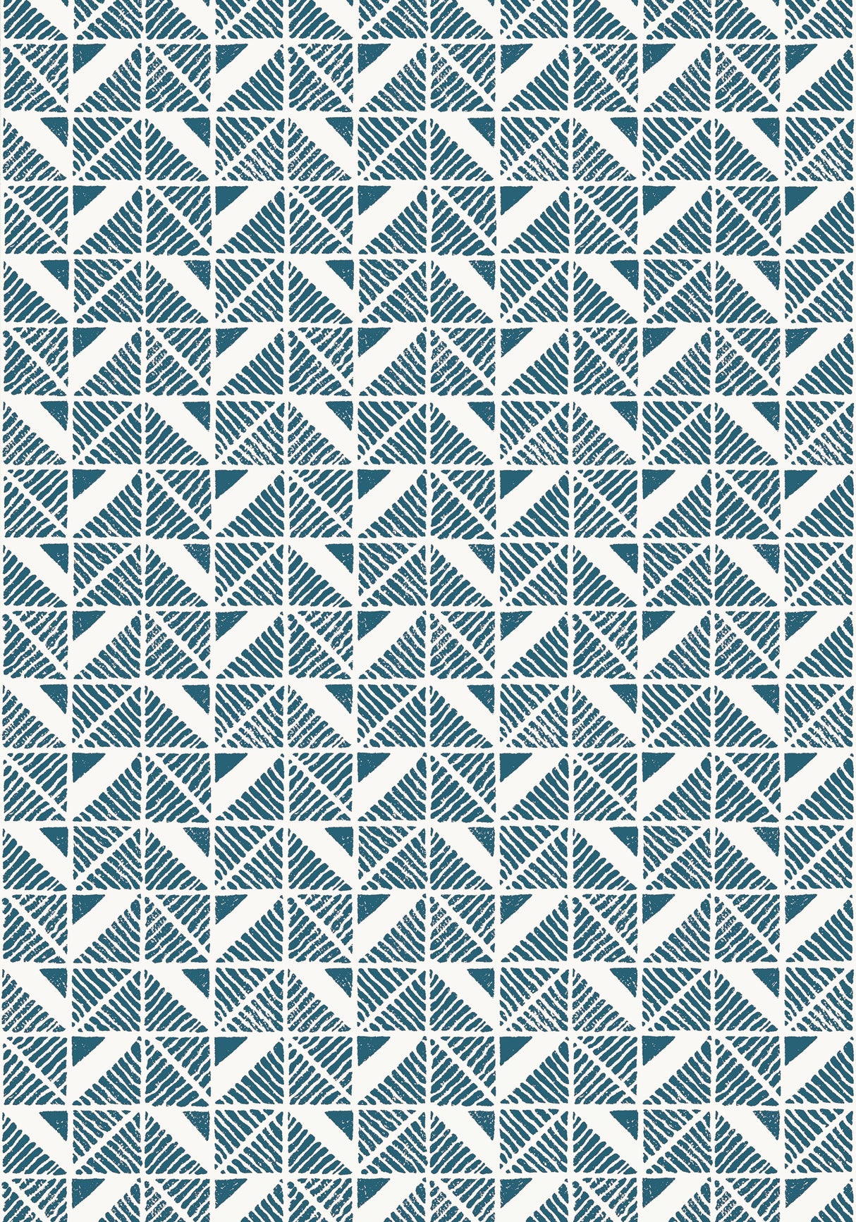 Anna French AT23118 BLOOMSBURY SQUARE Blue Wallpaper