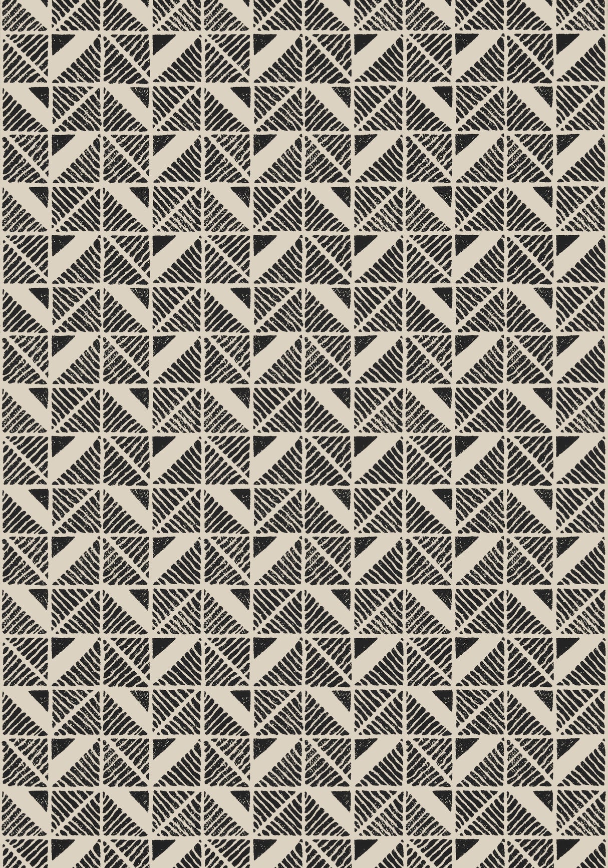 Anna French AT23120 BLOOMSBURY SQUARE Black Wallpaper