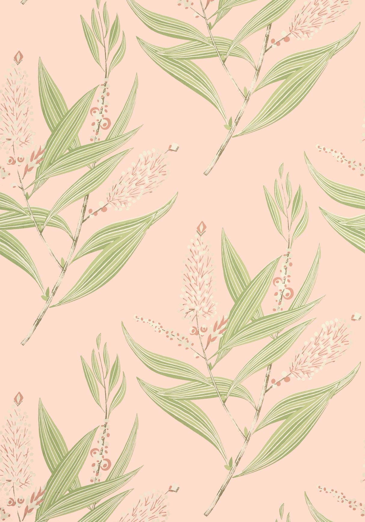 Anna French AT23132 WINTER BUD Blush Wallpaper