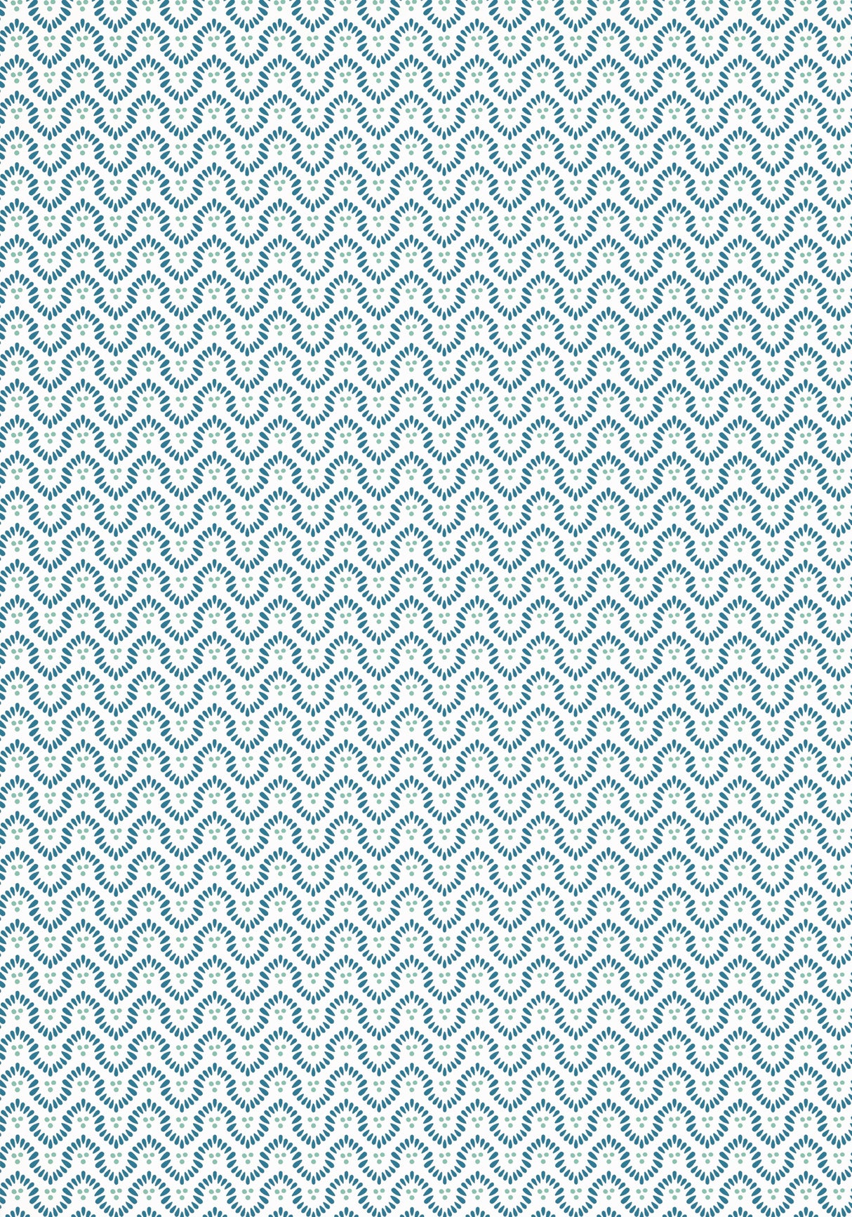 Anna French AT23146 WYNFORD Navy on White Wallpaper