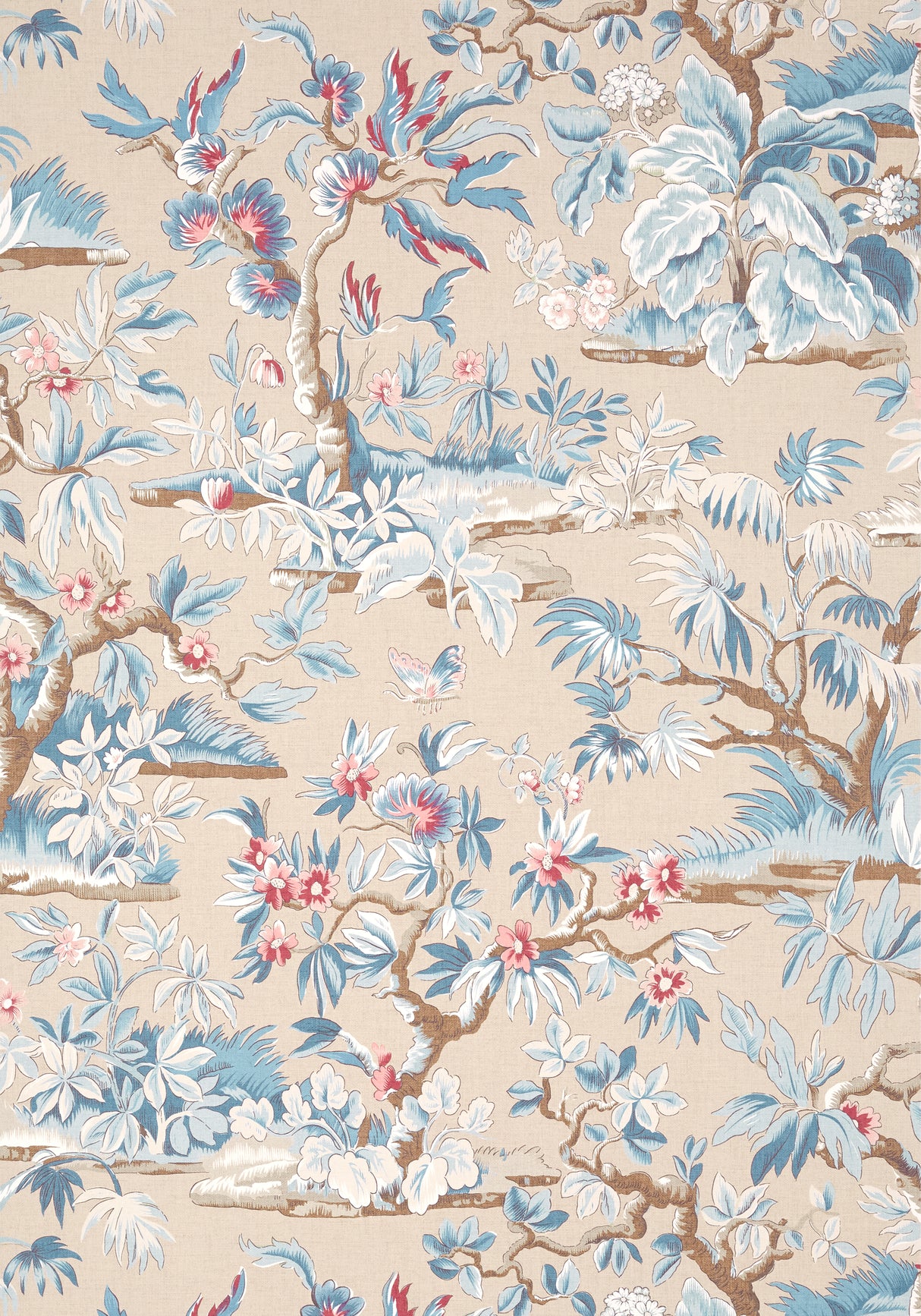 Anna French AT24564 ELWOOD Document Linen Wallpaper