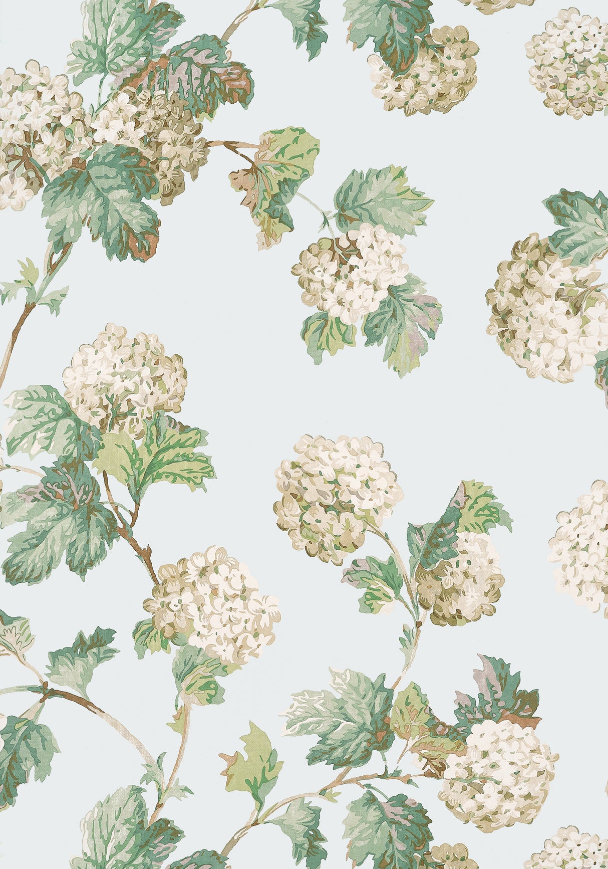Anna French AT57845 SUSSEX HYDRANGEA Soft Blue Wallpaper