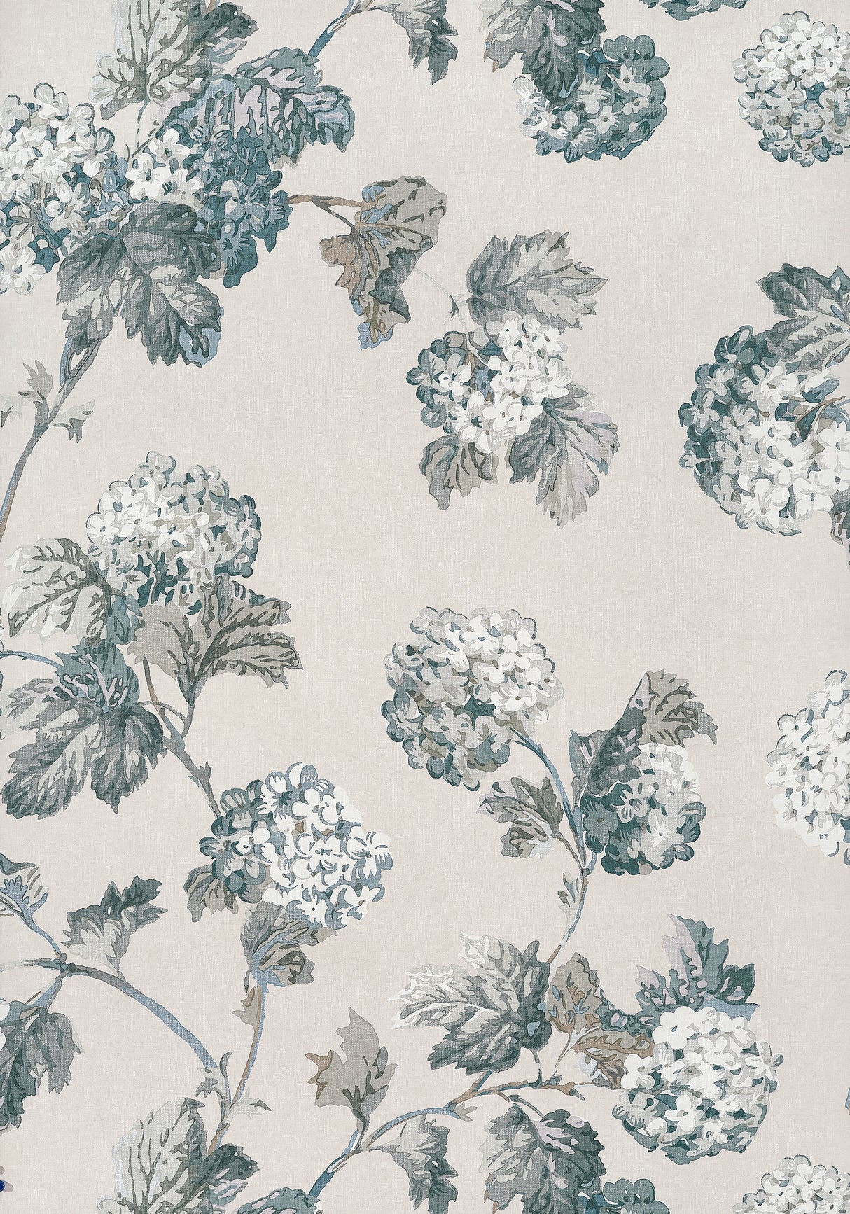 Anna French AT57847 SUSSEX HYDRANGEA Slate and Linen Wallpaper
