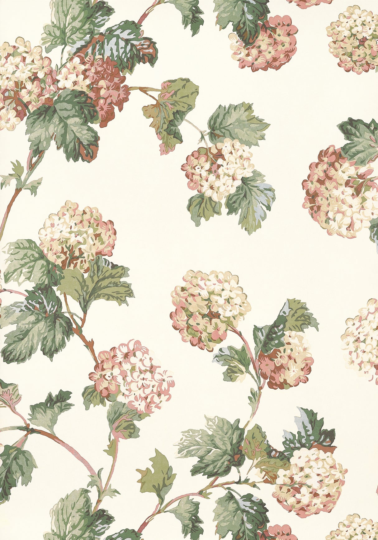 Anna French AT57848 SUSSEX HYDRANGEA Soft Gold Wallpaper